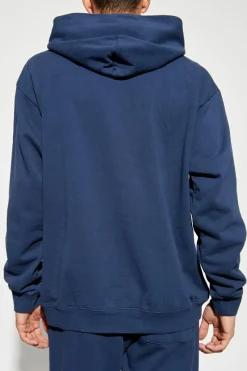 Sporty & Rich NAVY BLUE Cotton sweatshirt