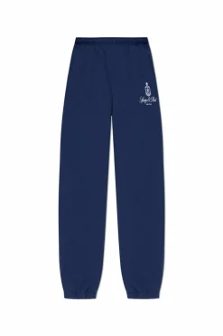 Sporty & Rich NAVY BLUE Sweatpants