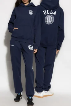 Sporty & Rich NAVY BLUE Sweatshirt from the `UCLA` collection