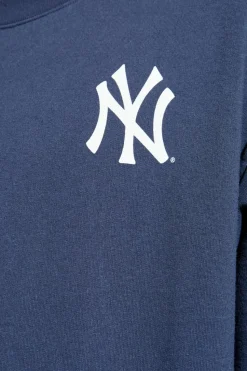 Sporty & Rich NAVY BLUE Sweatshirt from the 47 & The New York Yankees collection