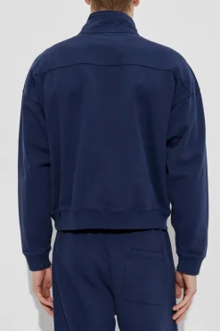 Sporty & Rich NAVY BLUE Sweatshirt from the Preppy collection