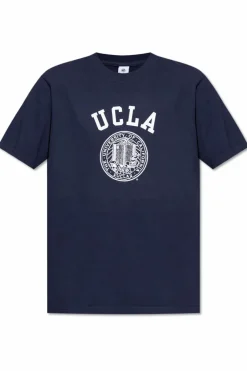 Sporty & Rich NAVY BLUE T-shirt from the `UCLA` collection