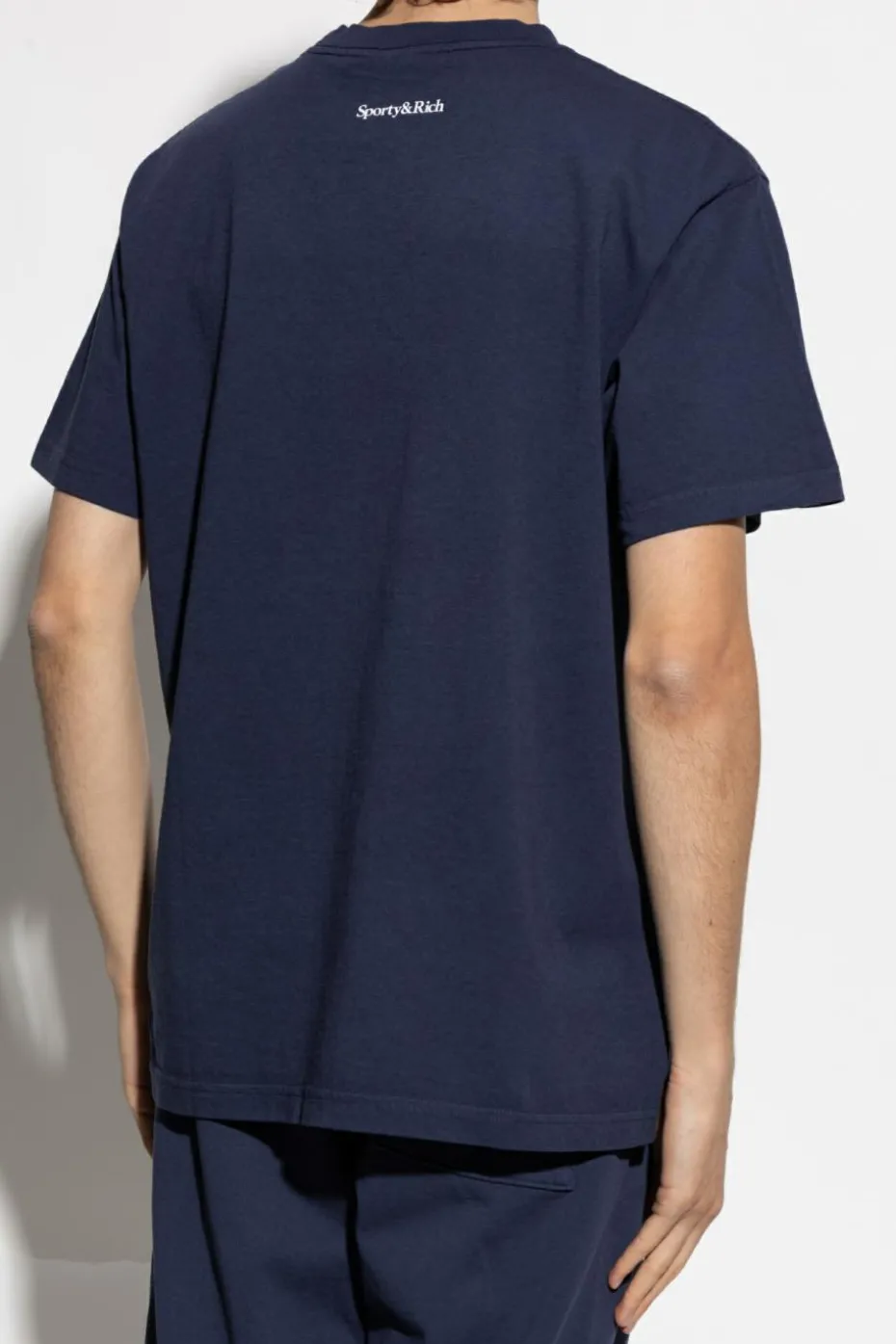 Sporty & Rich NAVY BLUE T-shirt from the `UCLA` collection