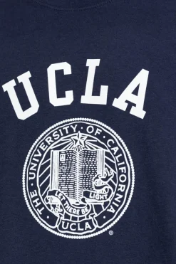 Sporty & Rich NAVY BLUE T-shirt from the `UCLA` collection