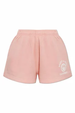 Sporty & Rich PINK Shorts with logo