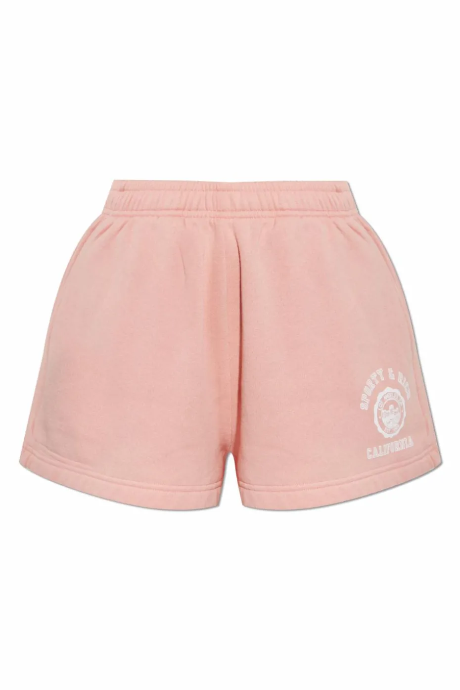 Sporty & Rich PINK Shorts with logo