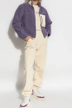 Sporty & Rich PURPLE Fleece from the Mountain collection