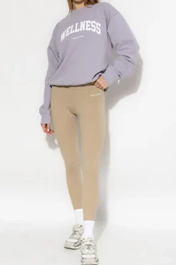 Sporty & Rich PURPLE Sweatshirt with logo