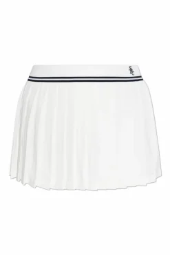 Sporty & Rich WHITE Pleated skirt