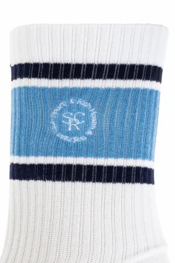 Sporty & Rich WHITE Socks from the "Riviera" collection