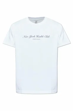 Sporty & Rich WHITE T-shirt with logo