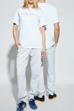Sporty & Rich WHITE T-shirt with logo