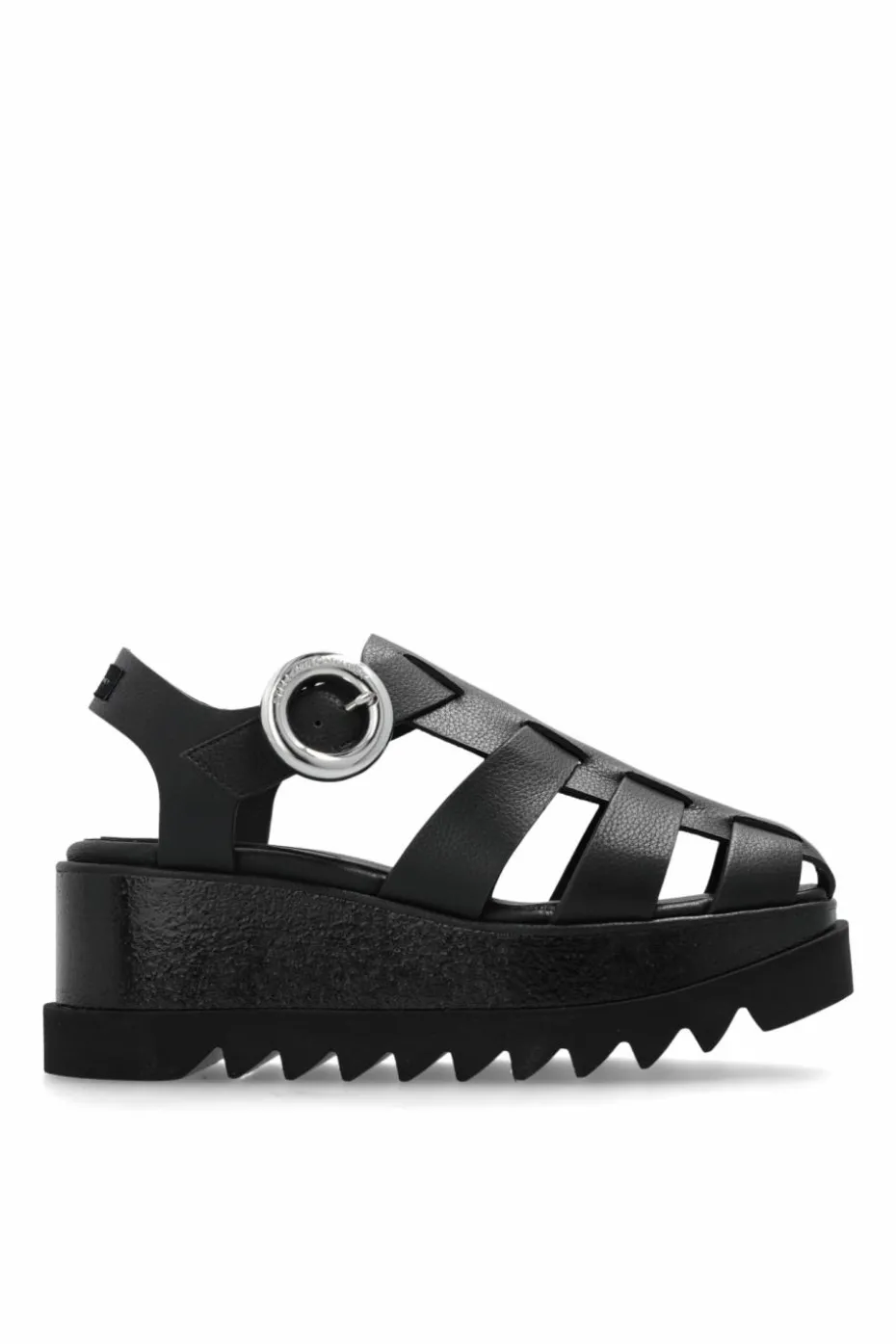 Stella McCartney BLACK Elyse Wedge Sandals