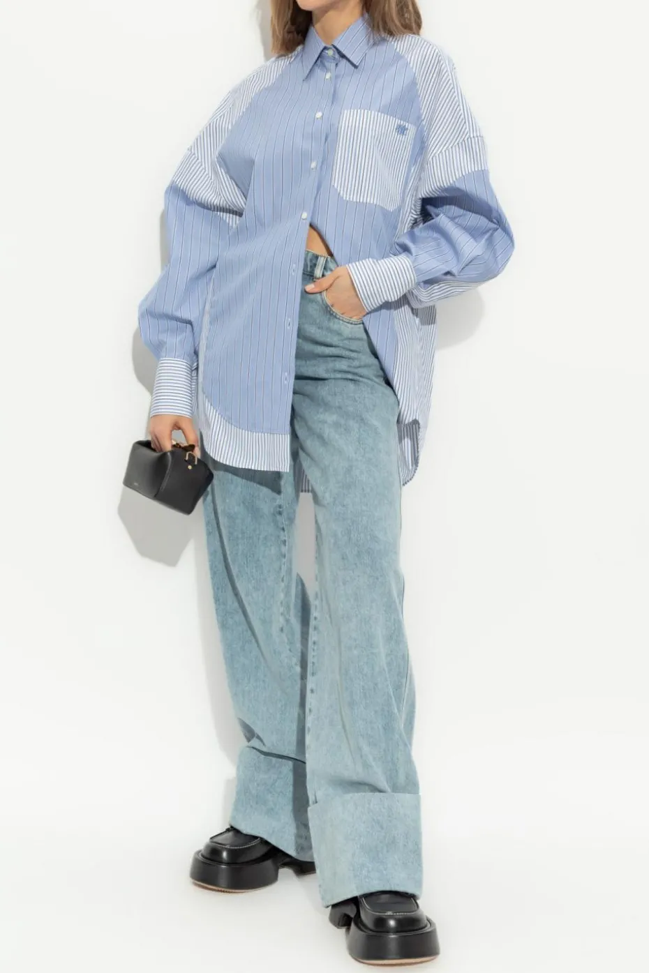 Stella McCartney BLUE Shirt with pocket