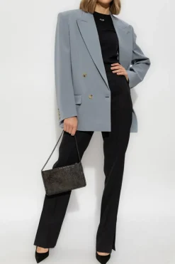 Stella McCartney GREY Double-breasted blazer