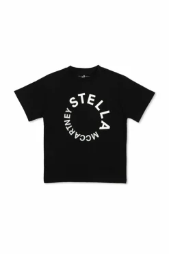 Stella McCartney Kids BLACK T-shirt with print