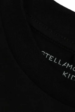Stella McCartney Kids BLACK T-shirt with print