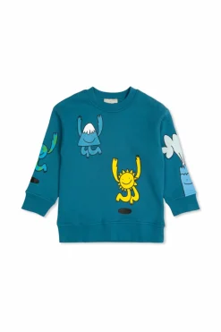 Stella McCartney Kids BLUE Sweatshirt with print