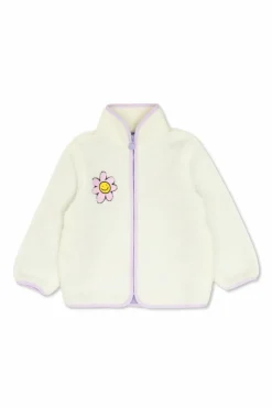 Stella McCartney Kids cream Fleece with a floral motif
