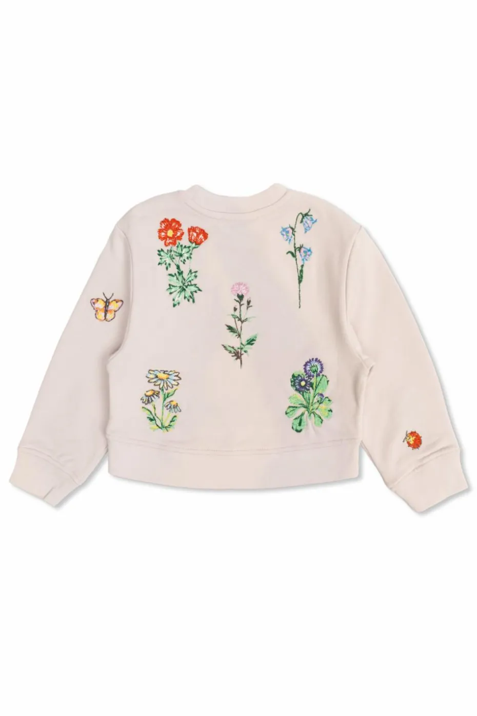 Stella McCartney Kids cream Floral Print Sweatshirt