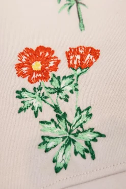 Stella McCartney Kids cream Floral Print Sweatshirt