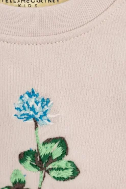 Stella McCartney Kids cream Floral Print Sweatshirt