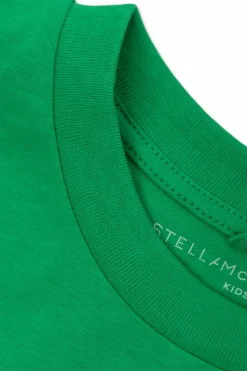 Stella McCartney Kids GREEN T-shirt with print