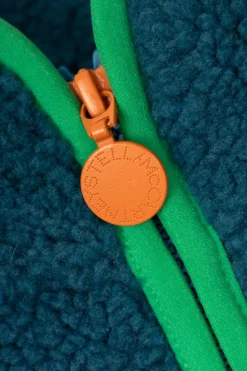 Stella McCartney Kids GREEN Fleece with embroidery