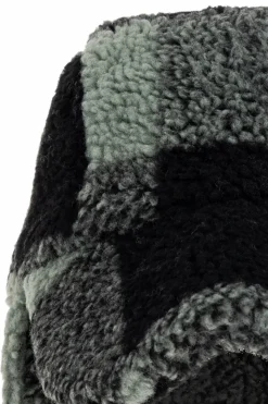 Stella McCartney Kids GREEN Fur hat with earflaps