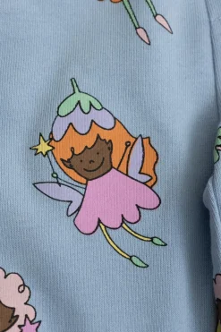 Stella McCartney Kids light blue Sweatpants with colorful print