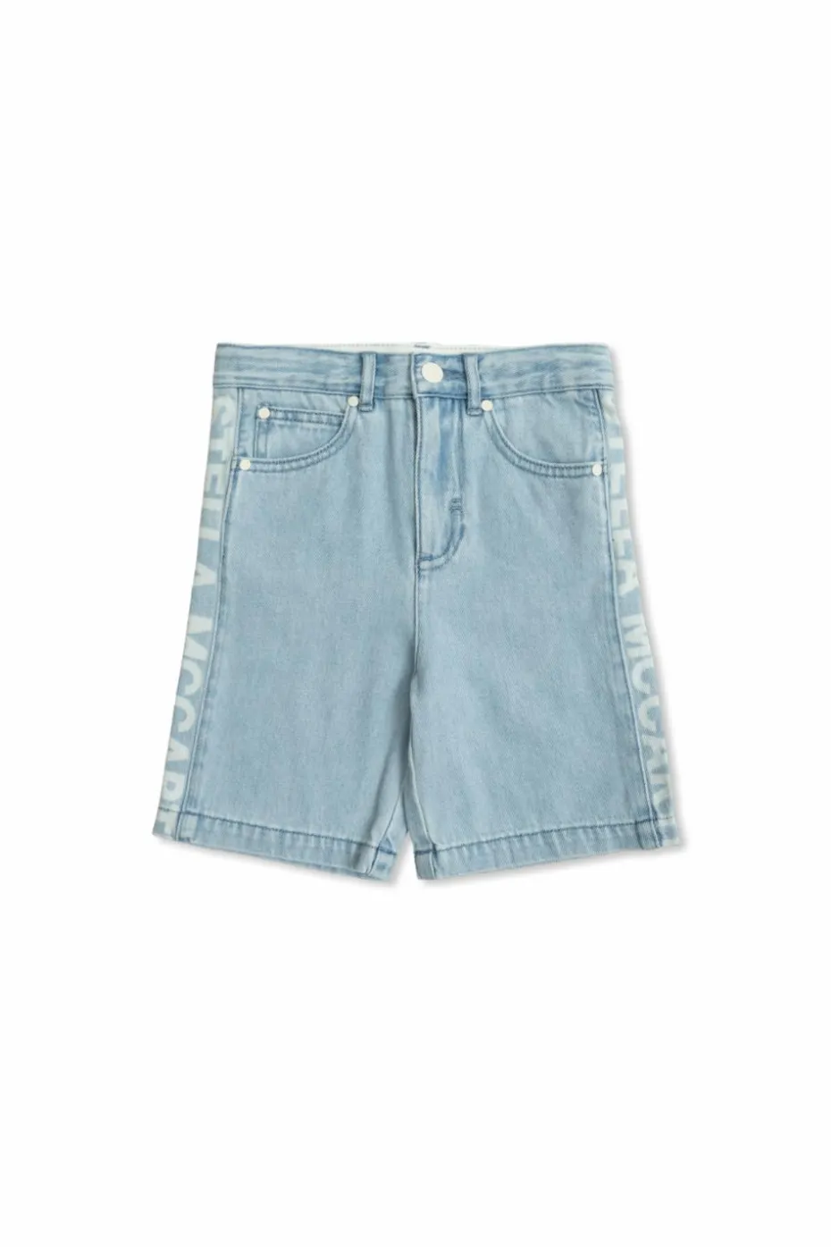 Stella McCartney Kids light blue Denim shorts