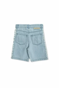 Stella McCartney Kids light blue Denim shorts