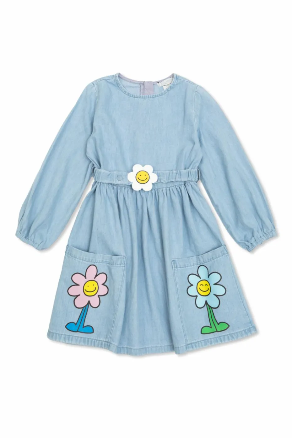 Stella McCartney Kids light blue Denim dress