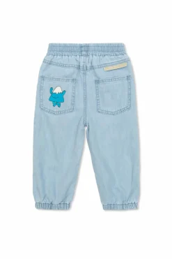 Stella McCartney Kids light blue Jeans with print