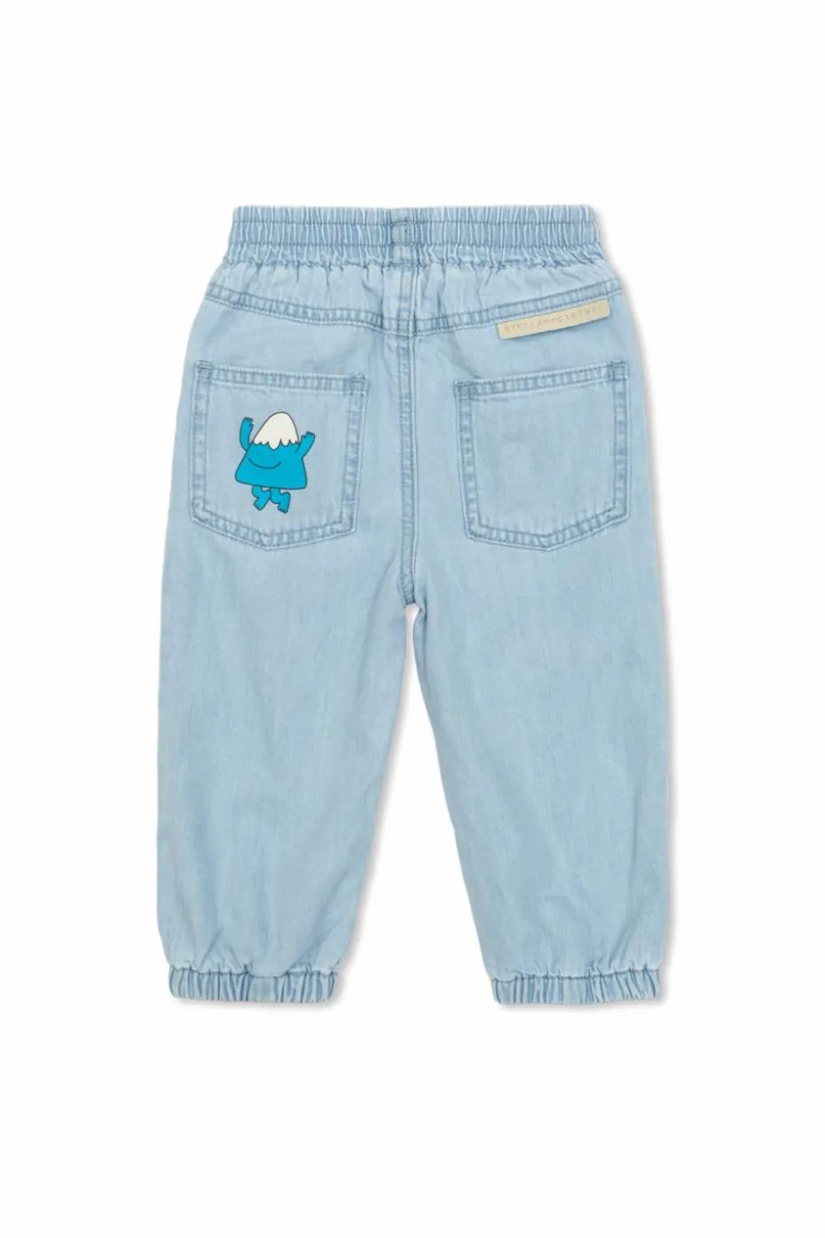 Stella McCartney Kids light blue Jeans with print