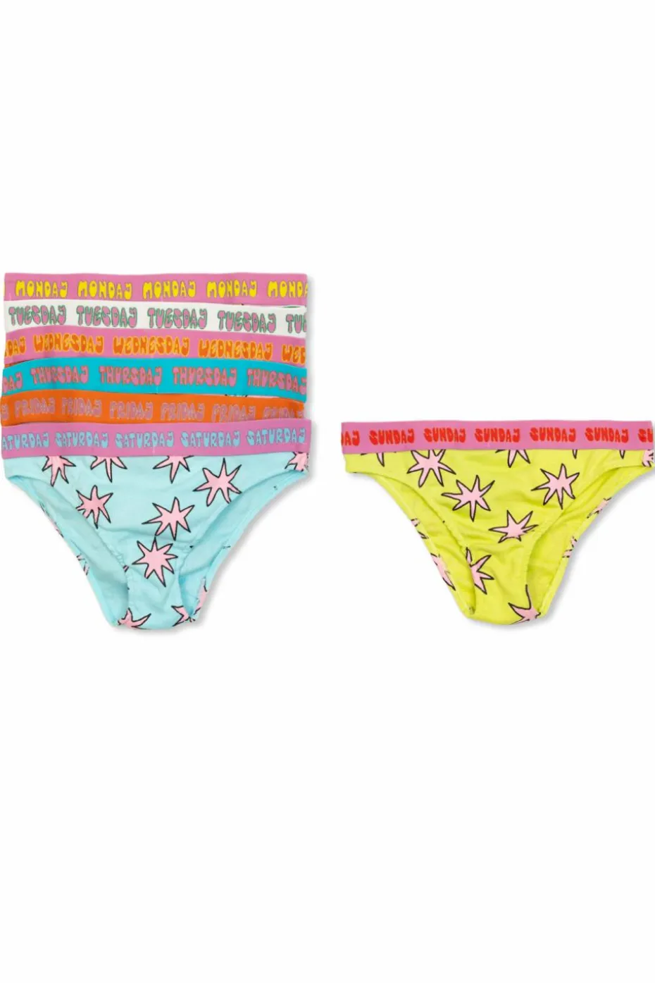 Stella McCartney Kids MULTICOLOUR Seven-Pack of Panties