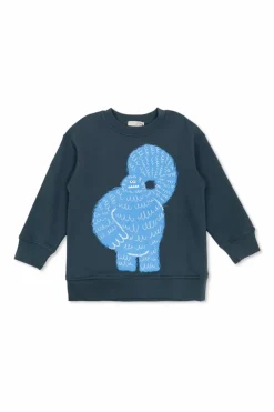 Stella McCartney Kids NAVY BLUE Sweatshirt with print