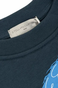 Stella McCartney Kids NAVY BLUE Sweatshirt with print