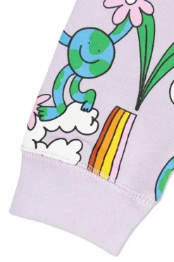 Stella McCartney Kids PURPLE Sweatshirt with print