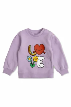 Stella McCartney Kids PURPLE Sweatshirt with print