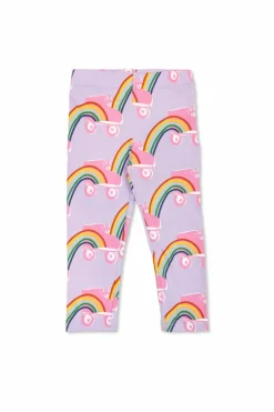 Stella McCartney Kids PURPLE Printed Leggings