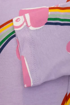 Stella McCartney Kids PURPLE Printed Leggings