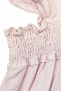 Stella McCartney Kids PURPLE Dress with colorful embroidery