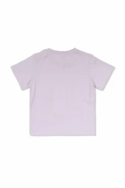 Stella McCartney Kids PURPLE T-shirt with print