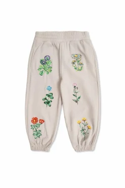 Stella McCartney Kids PURPLE Embroidered Sweatpants