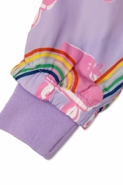 Stella McCartney Kids PURPLE Jacket with detachable hood