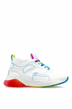 Stella McCartney Kids WHITE Sneakers with printed logo