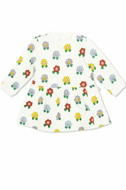 Stella McCartney Kids WHITE Floral motif dress