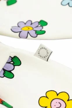 Stella McCartney Kids WHITE Floral motif dress