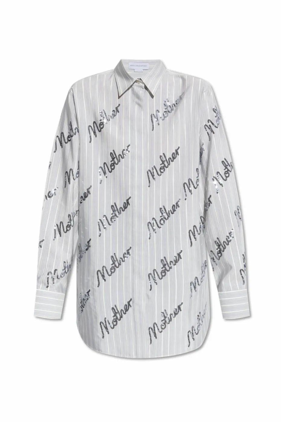 Stella McCartney light blue Shirt with shimmering sequins